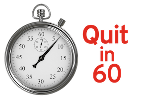 Quit cigarettes in 60minutes